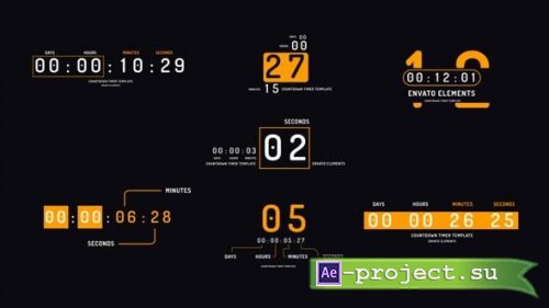 Videohive - Countdown Timer Toolkit V36 - 55905112 - Project for After Effects