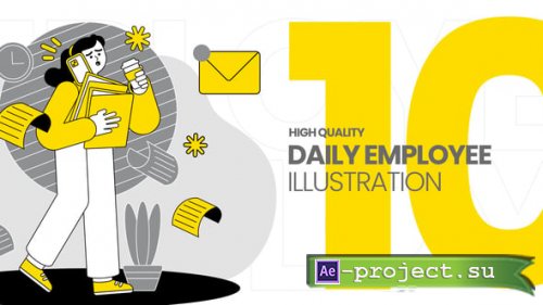 Videohive - Employee Illustration Pack - 55941862 - Project for After Effects