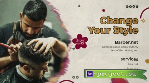 Videohive - Barber Shop Promo - 55946012 - Project for After Effects