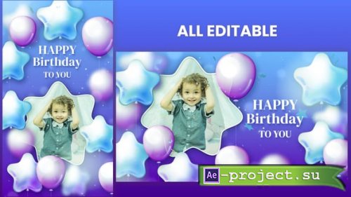 Videohive - Birthday Slideshow - 55946529 - Project for After Effects