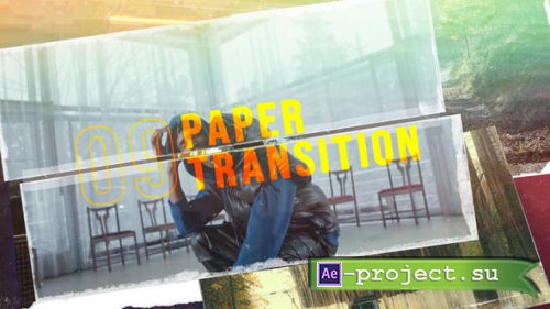 Videohive - Rip Paper Freeze Frame Transitions - 55888297 - Project for After Effects