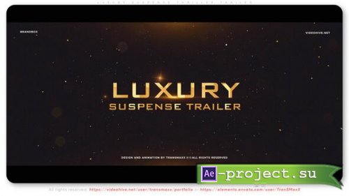 Videohive - Luxury Suspense Thriller Trailer - 56001033 - Project for After Effects