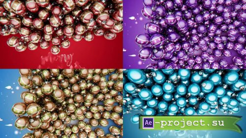 Videohive - Vibrant Christmas Balls - 55960086 - Project for After Effects