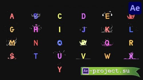 Videohive - Living Alphabet | After Effects - 55983888 - Project for After Effects