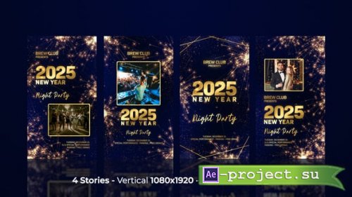 Videohive - New Year Instagram Stories - 55985680 - Project for After Effects