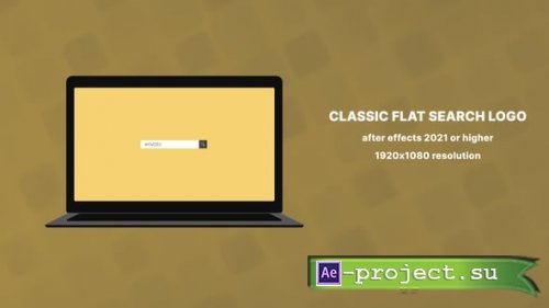 Videohive - After Effects Classic Flat Search Logo 60fps - 55973256 - Project for After Effects