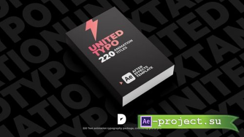 Videohive - United Typo 220 Text Animation - 42712611 - Project for After Effects