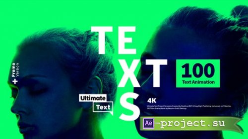 Videohive - 100 Typography Package - 20871204 - Project for After Effects