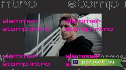 Slammer - Typographic Stomp Intro - 55986456 - Project for After Effects