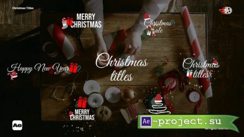 Videohive - Christmas Titles - 55988478 - Project for After Effects