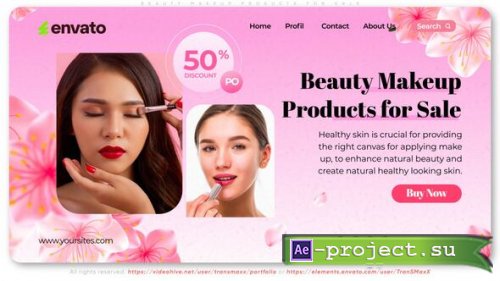 Videohive - Beauty Makeup Products for Sale - 56023147 - Project for After Effects