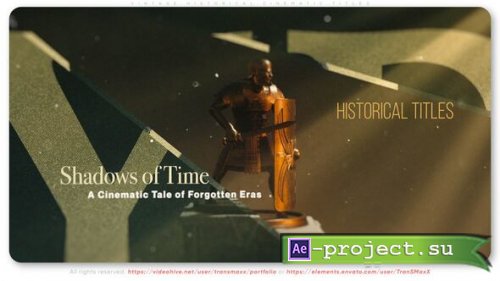 Videohive - Vintage Historical Cinematic Titles - 56014814 - Project for After Effects