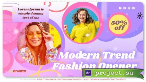 Videohive - Modern Trend Fashion Opener - 56023140 - Project for After Effects