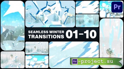 Videohive - Seamless Winter Transitions for Premiere Pro - 56022707