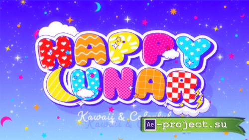 Videohive - Kawaii Colorful Titles - Kawaii Colorful Titles - 54714730 - Project for After Effects