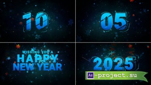 Videohive - Happy New Year Countdown 2025 // Countdown 2025 - 55975498 - Project for After Effects