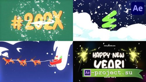 Videohive - Christmas Snow Logo for After Effects - 56022929 - Project for After Effects