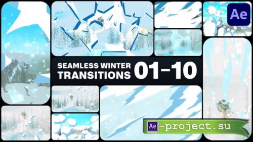 Videohive - Seamless Winter Transitions for After Effects - 56022691 - Project for After Effects