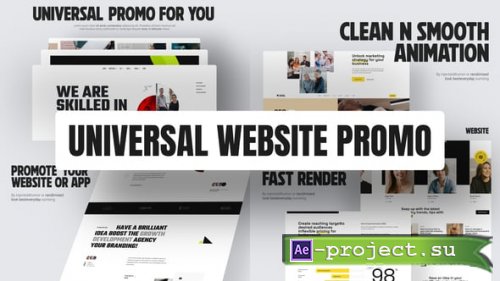 Videohive - Universal Website Promo - 56024339 - Project for After Effects