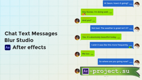 Videohive - Text Messages V2 - 55996977 - Project for After Effects