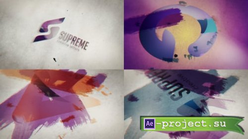 Videohive - Brush Strokes Unveil Logo - 56036376 - Project for After Effects