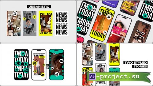 Videohive - Modern Styled Instagram Stories - 56036832 - Project for After Effects