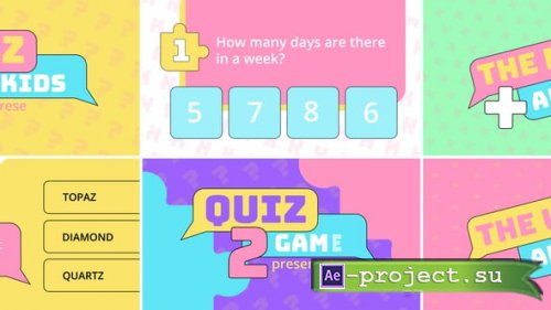 Videohive - Education kids quiz - 54980658 - Project for After Effects