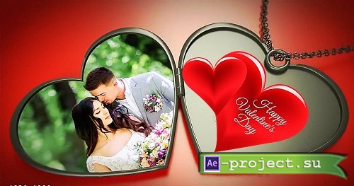 3D Heart Necklace 162155 - After Effects Templates