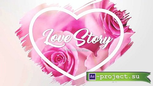 Slideshow - Brush Effects - Love Story 36184 - After Effects Templates