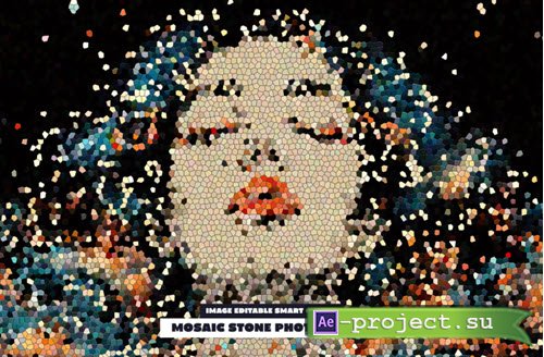 Mosaic Stone Photo Effect