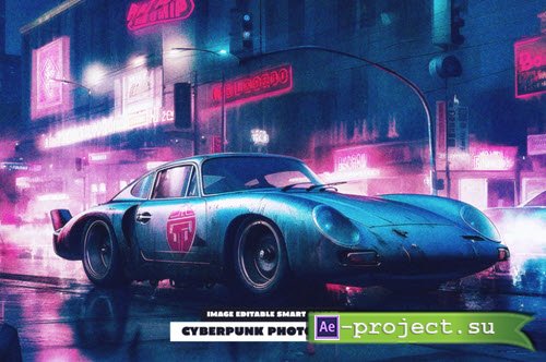 Cyberpunk Photo Effect