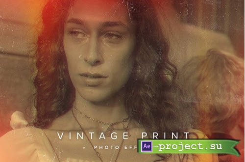 Worn Vintage PSD Photo Effect