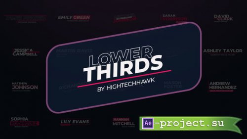 Videohive - Lower Thirds - 55155100 - Project for After Effects