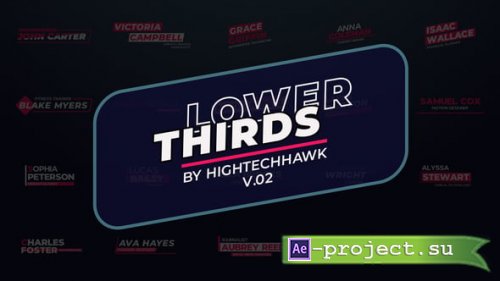 Videohive - Lower Thirds - 55783780 - Project for After Effects