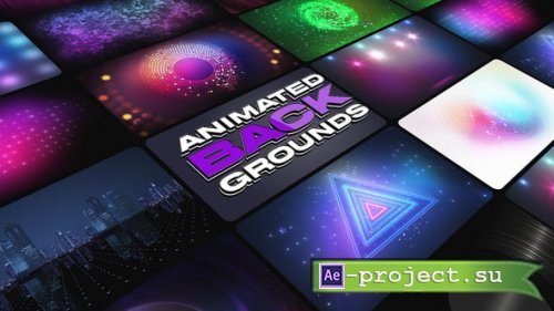 Videohive - Animated Backgrounds Pack - 56063724 - Project for After Effects