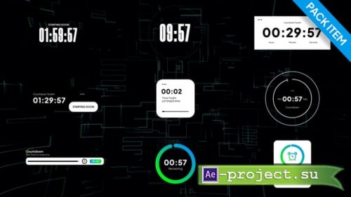 Videohive - Countdown and Timer PACK - 56066327 - Project for After Effects