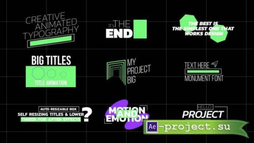 Videohive - Big Text Animation | AE - 56100151 - Project for After Effects