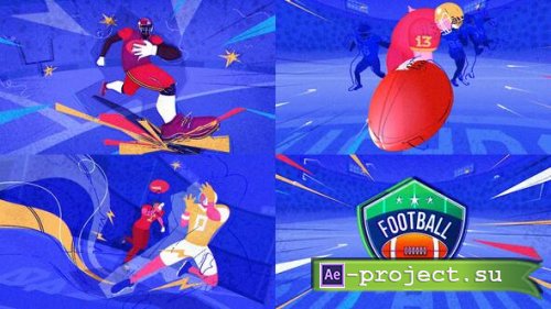 Videohive - American Football Intro - 56083966 - Project for After Effects