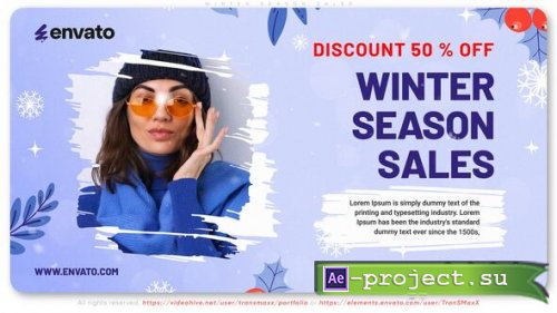 Videohive - Winter Season Sales - 56085392 - Project for After Effects