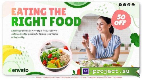 Videohive - Healthy Food Diet Promo - 56085409 - Project for After Effects