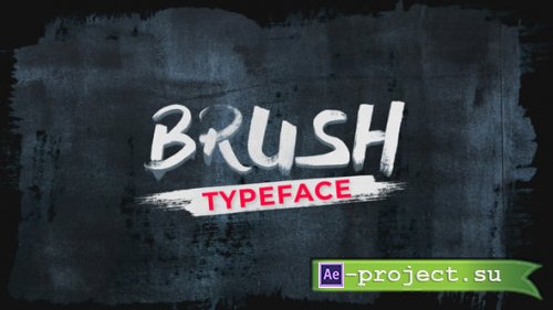 Videohive - Brush Animated Font - 56081294 - Project for After Effects