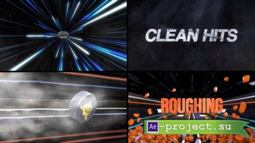 Videohive - Ice Hockey Bumper (2 Bumpers) - 56071847 - Project for After Effects