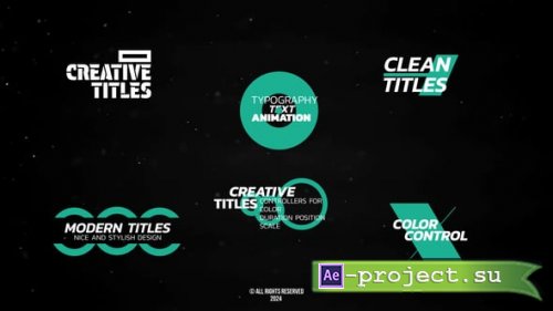 Videohive - Simple Titles | AE - 55352101 - Project for After Effects