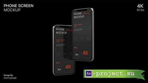 Videohive - Phone Screen Mockup - 55890815 - Project for After Effects