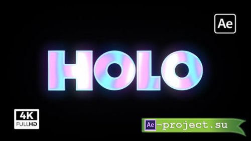 Videohive - Holo Logo Opener - 55944797 - Project for After Effects