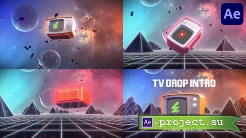 Videohive - TV Drop Intro for After Effects - 56153771 - Project for After Effects