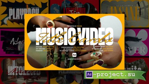 Videohive - Music Video Title Card Templates For Ae - 56141198 - Project for After Effects