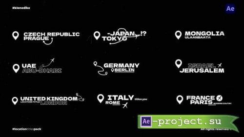 Videohive - Location Titles - 56179030 - Project for After Effects