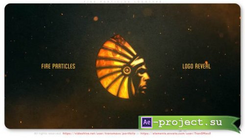 Videohive - Fire Particles Logotype - 56195419 - Project for After Effects