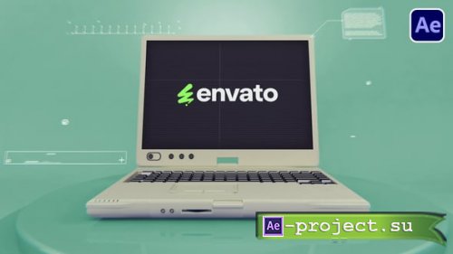 Videohive - Laptop Logo - 56196212 - Project for After Effects